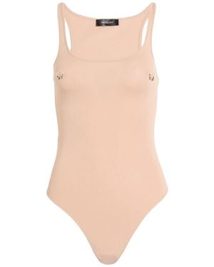 Mugler Bodysuit Cotton - Natural