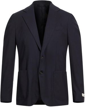 BE ABLE Midnight Blazer Wool, Elastane - Blue