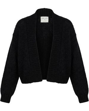 forte_forte Strickjacke - Schwarz