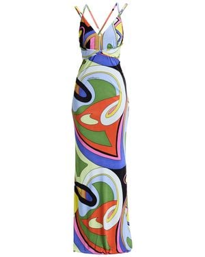 Moschino Maxi Dress Viscose - White