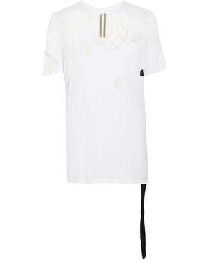 Rick Owens T-Shirt Cotton - White