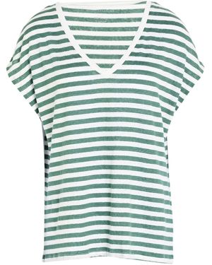 Majestic Filatures T-Shirt Linen, Elastane - Blue