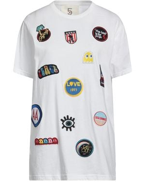 5 PROGRESS T-Shirt Cotton - White