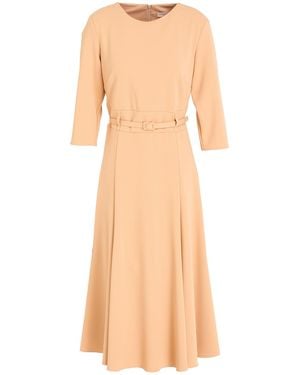 Rinascimento Sand Midi Dress Polyester, Elastane - Natural