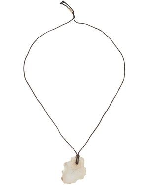 Alysi Ivory Necklace Quartz - Metallic