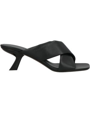 Ferragamo Sandals Lambskin - Black