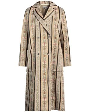 Bode Overcoat & Trench Coat Polyester, Cotton, Polyamide - Natural