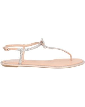 Rene Caovilla Thong Sandals - Natural