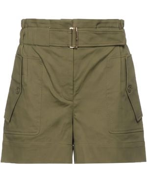 Alberta Ferretti Military Shorts & Bermuda Shorts Cotton, Elastane - Green