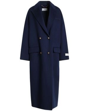 Elisabetta Franchi Coat - Blue