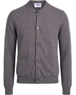 Alpha Studio Cardigan Cashmere - Gray