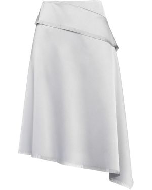 Cedric Charlier Midi Skirt - White