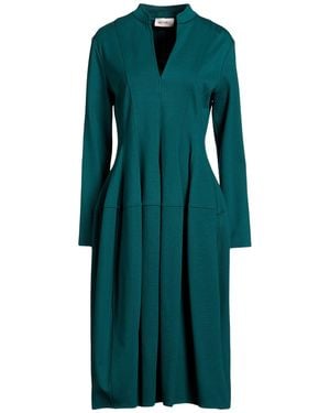 MEIMEIJ Emerald Midi Dress Viscose, Polyamide, Elastane - Green