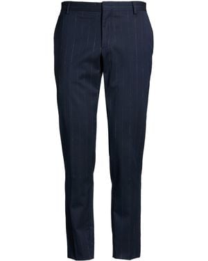 Paoloni Pants Virgin Wool, Elastane - Blue