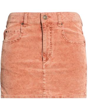 Isabel Marant Tan Mini Skirt Cotton, Elastane - Pink