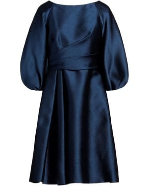 THEIA Midi Dress - Blue