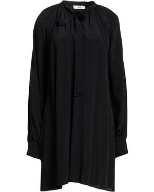 Suoli Mini Dress Acetate, Silk - Black