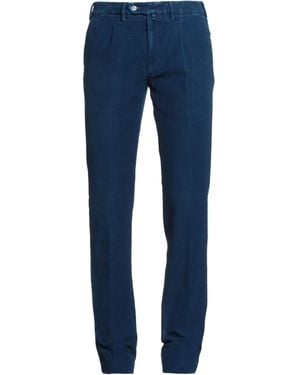 Valentini Trousers Cotton, Elastane - Blue