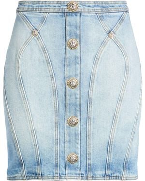 Balmain Denim Skirt - Blue