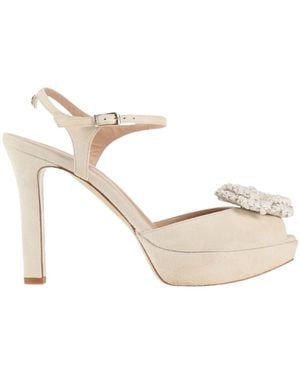 Twinset Sandals Leather - Natural