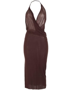 Rick Owens Midi Dress - Purple