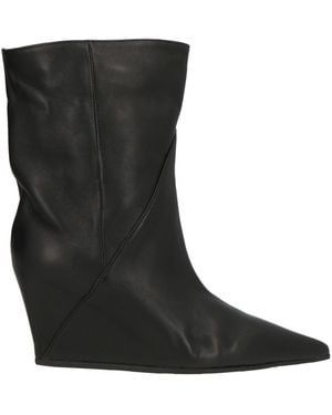 Vic Matié Ankle Boots Leather - Black