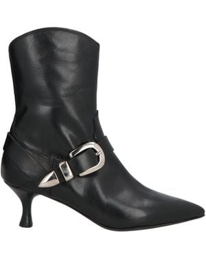 Fauzian Jeunesse Ankle Boots Leather - Black