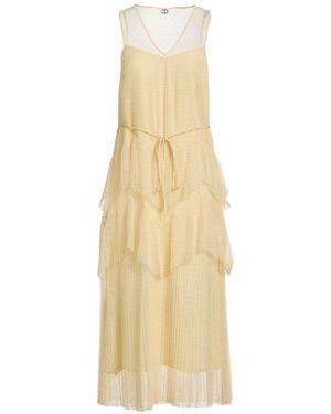 Twinset Midi Dresses - Metallic