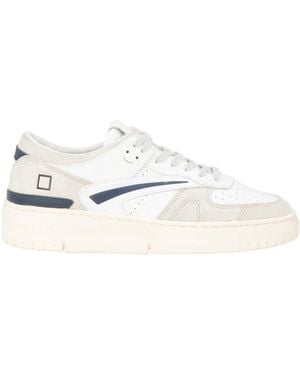 Date Sneakers Calfskin - White