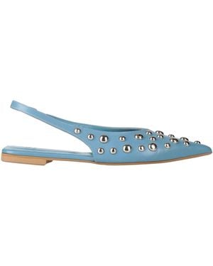 PAO PIANO ZERO Ballet Flats Leather - Blue