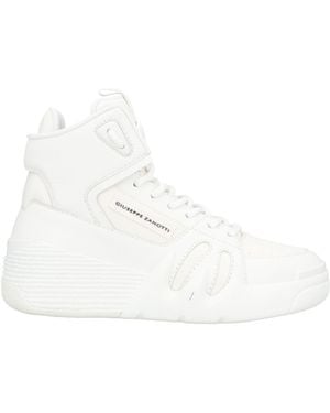Giuseppe Zanotti Sneakers Leather, Textile Fibers - White