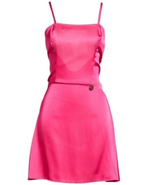 Gaelle Paris Mini Dress Polyester, Elastane - Pink