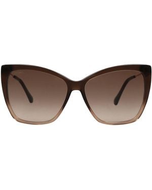 Jimmy Choo Lunettes De Soleil - Marron