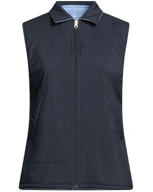 Fedeli Midnight Vest Polyester, Cashmere - Blue