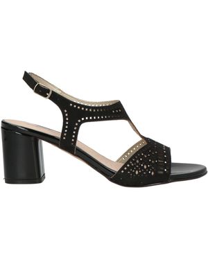 Melluso Sandals Synthetic Material - Black