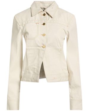 Jacquemus Le Papier Denim Outerwear Organic Cotton, Recycled Cotton, Cotton - White