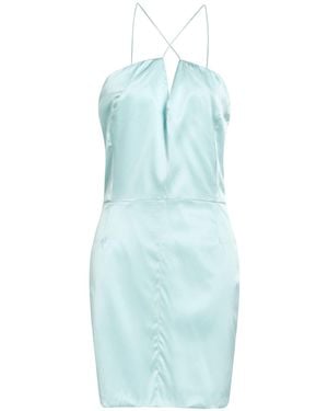 MVP WARDROBE Sky Mini Dress Silk, Elastane, Polyester - Blue
