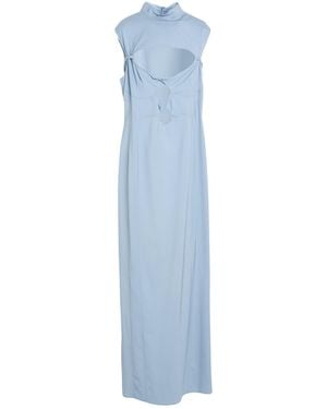 Jacquemus Light Maxi Dress Virgin Wool, Elastane - Blue