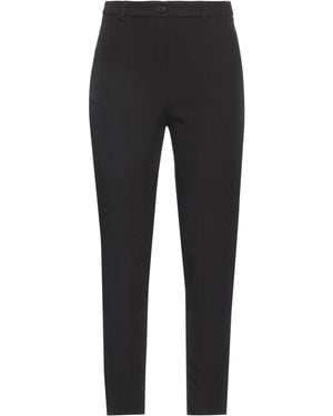 White Wise Pants Polyester, Elastane - Black