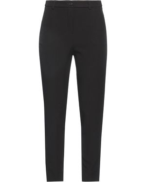 White Wise Pants Polyester, Elastane - Black