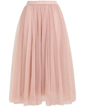 ワンピース ELISABETTA FRANCHI Women Mid Skirts ABR2252E2 DC6 Orange Elisabetta Franchi Midi Skirt in Orange | Lyst