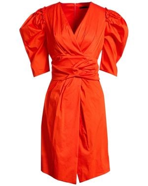 Annarita N. Midi Dress Cotton, Nylon, Elastane - Red