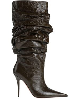 AMINA MUADDI Military Boot Leather - Black