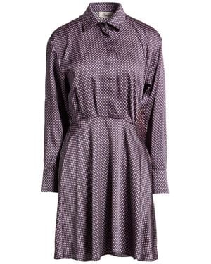 CROCHÈ Mini Dress - Purple