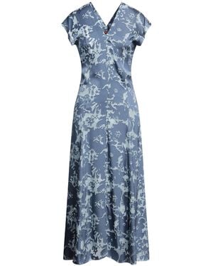 KENZO Maxi Dress Viscose, Polyester - Blue