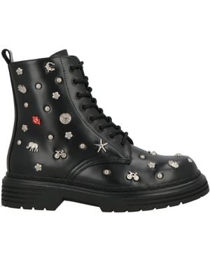 CafeNoir Ankle Boots - Black