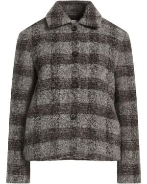 Peserico Jacket Virgin Wool, Alpaca Wool, Polyamide - Gray