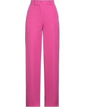 Clips More Fuchsia Pants Polyester, Elastane - Pink
