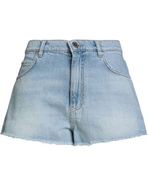 Pinko Denim Shorts Cotton, Lyocell - Blue