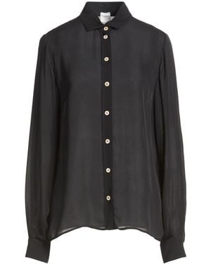 Eleventy Shirt Silk - Black